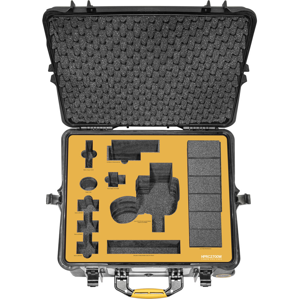 

Жесткий чехол HPRC на колесах с пенопластовой вставкой для Canon EOS C400