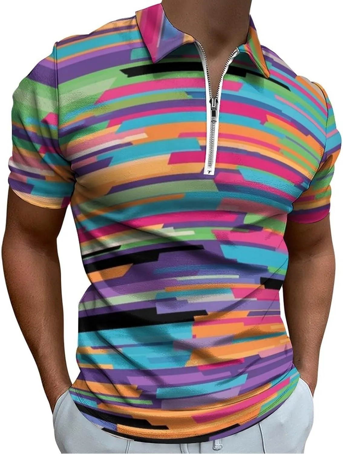 

Мужская классическая поло с молнией PPIKTC