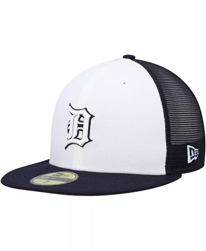 

Мужская белая, темно-синяя кепка для тренировки игры в мяч Detroit Tigers 2023 59FIFTY New Era