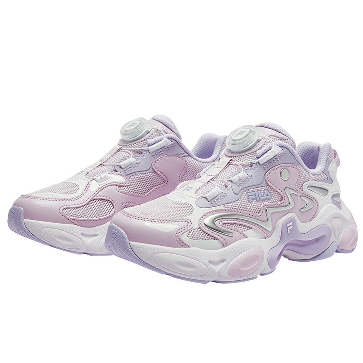 Детские кроссовки Amber Lightweight Shock Absorbers Low Top FILA KIDS, фиолетовый — фото 3