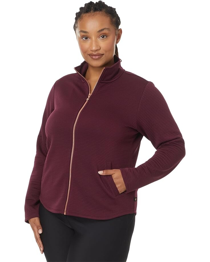 

Свитер SKECHERS GoWalk Jacket Scoop Hem, цвет Fig