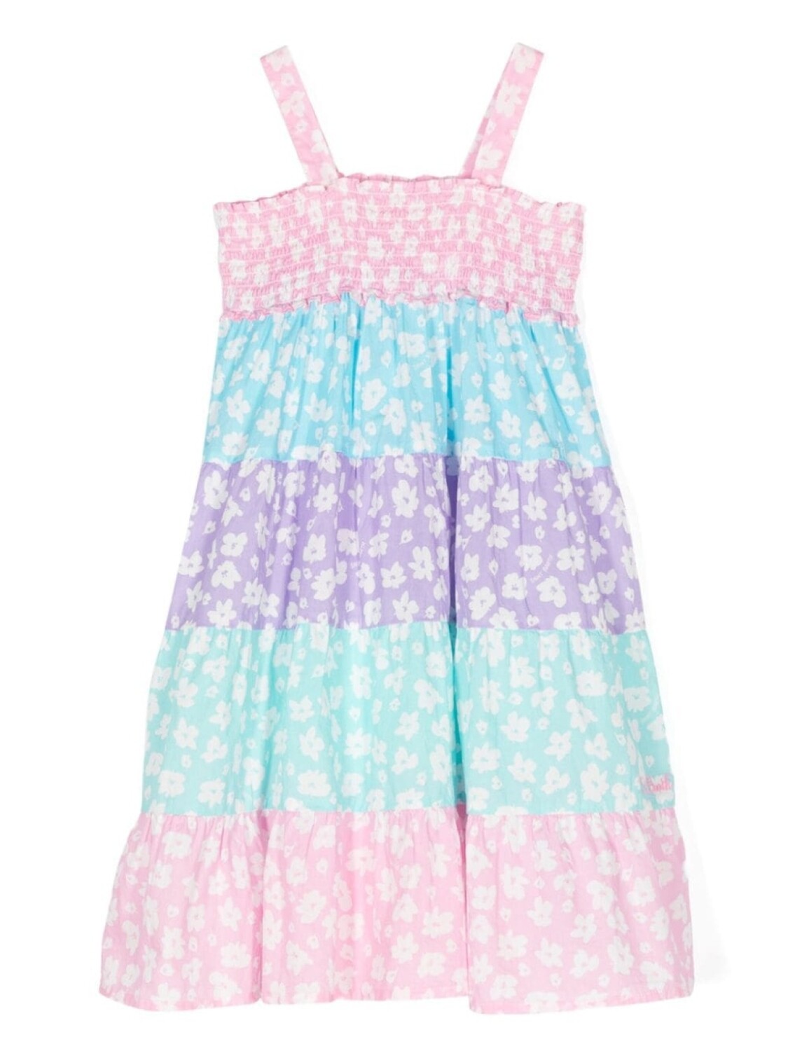 

MC2 Saint Barth Kids платье Jemine с цветочным принтом, синий
