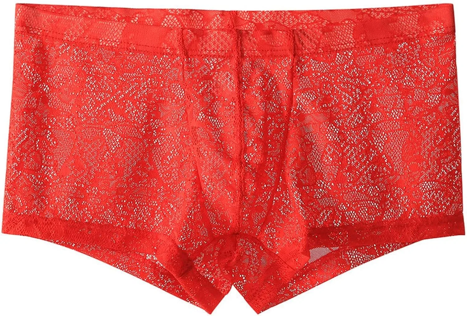 Боксеры кружевные прозрачные, Red