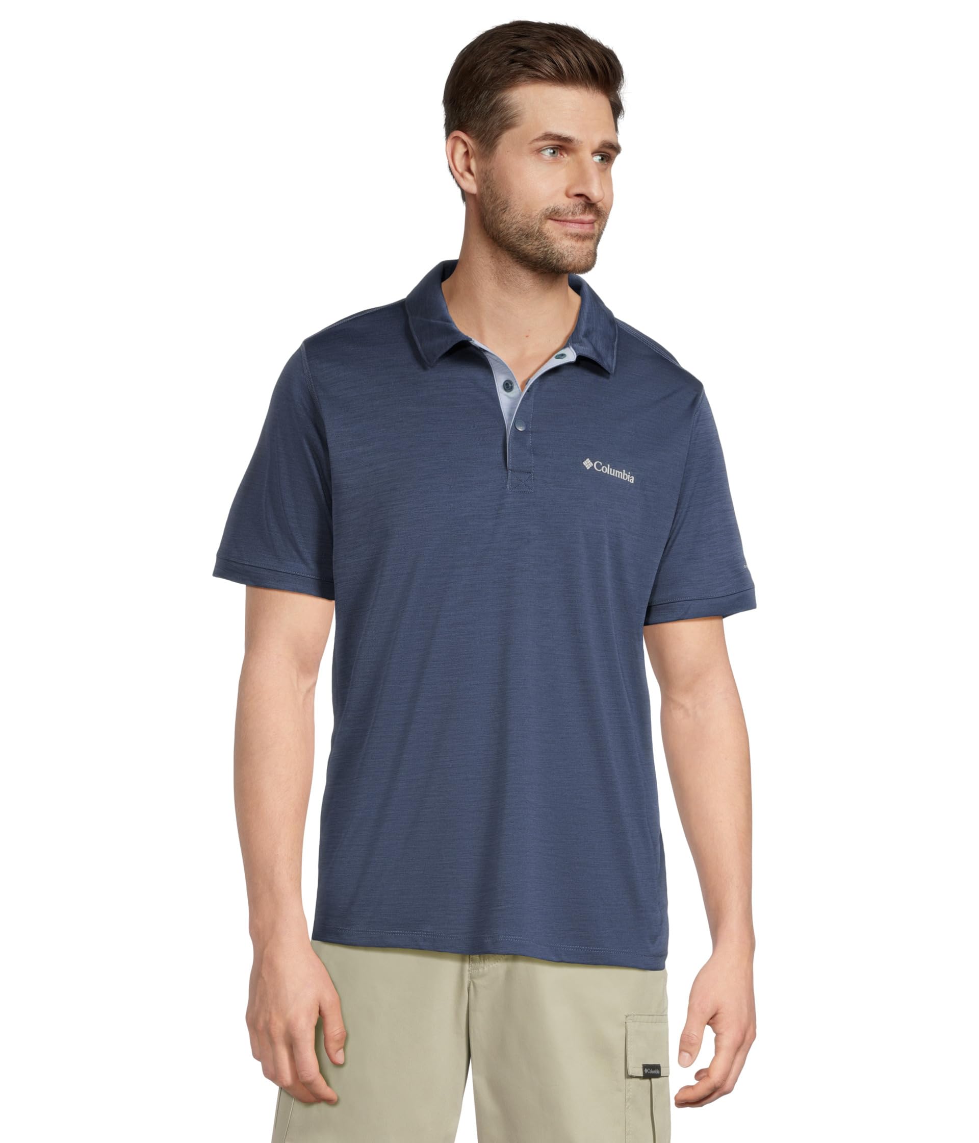 

Поло Columbia Sage Peak Knit Polo, Dark Mountain Heather