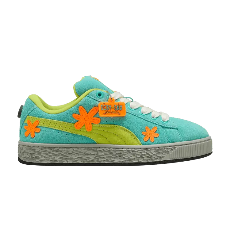 

Кроссовки Puma Scooby-Doo x Suede XL Mystery Machine, бирюзовый