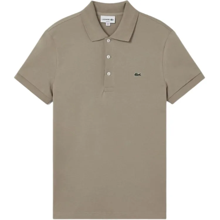 Футболка поло с вышитым логотипом LACOSTE, CB8/Camel