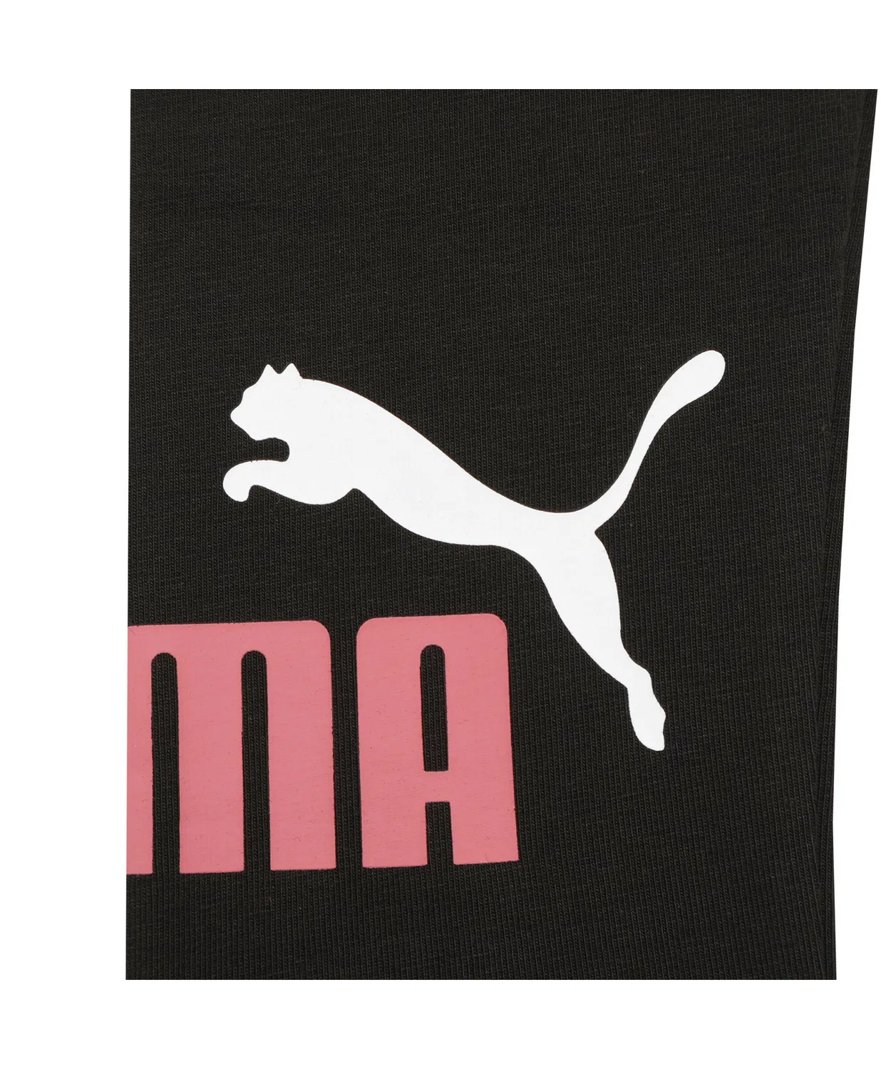 Леггинсы детские PUMA ESS 2 COLOR Logo Leggings, 2 цвета, чёрный с розовым — фото 4