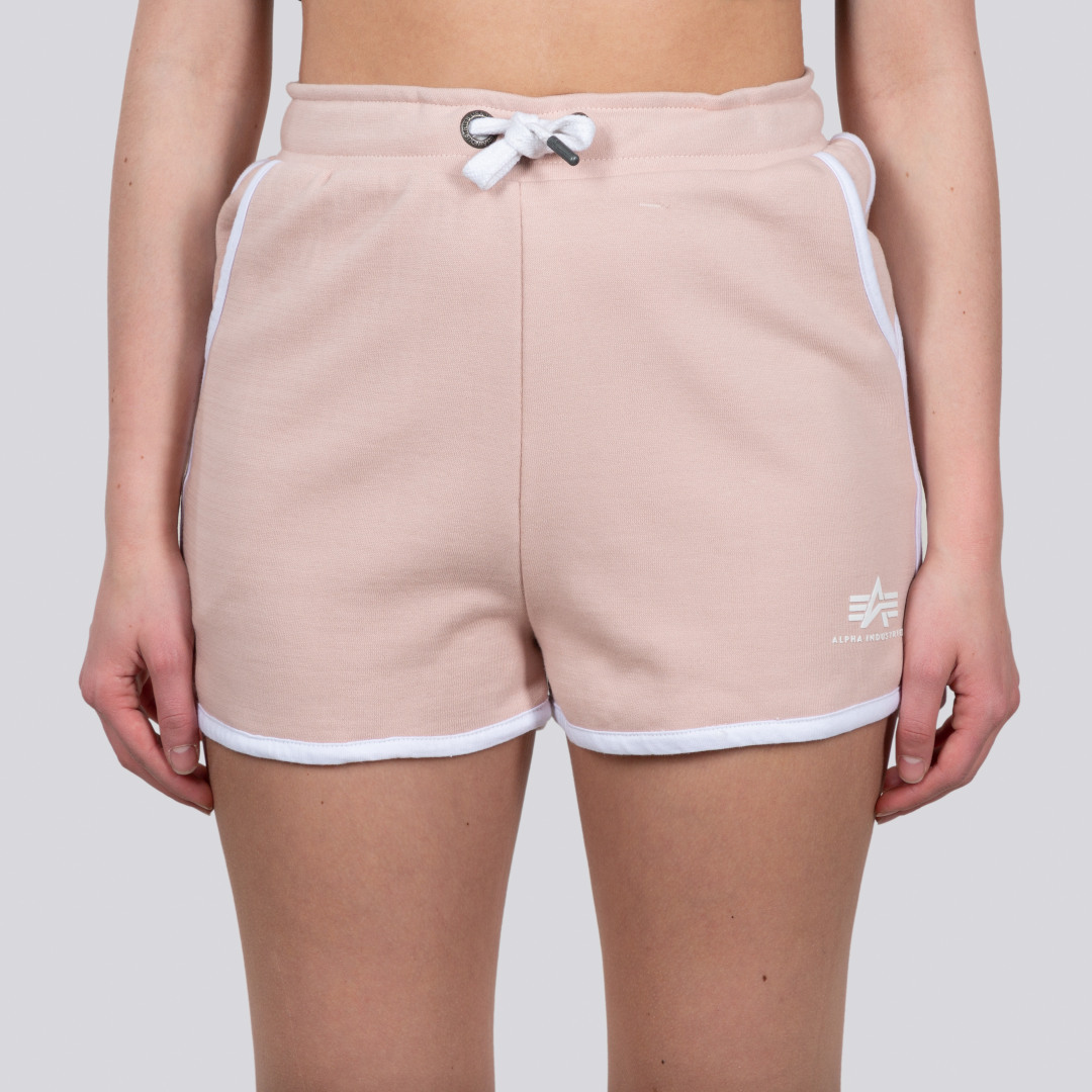 

Шорты Alpha Industries Contrast SL Ladies Shorts, цвет Salmon