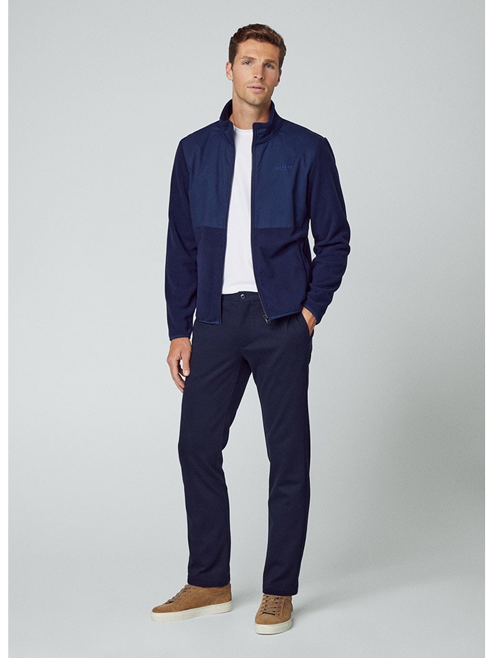 

Hackett London Флисовая куртка темно-синего цвета