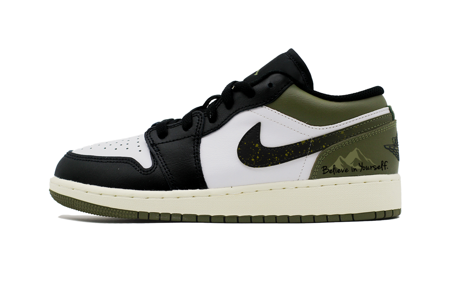 

Детские баскетбольные кроссовки Air 1 Grade School Jordan, черный