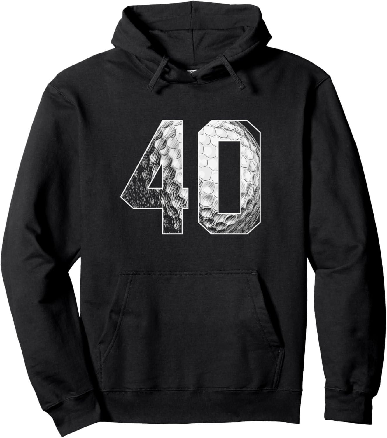 

Худи с надписью «40-летний мальчик, играющий в гольф» 40 Year Old Birthday Apparel Golf Boy B-Day, черный