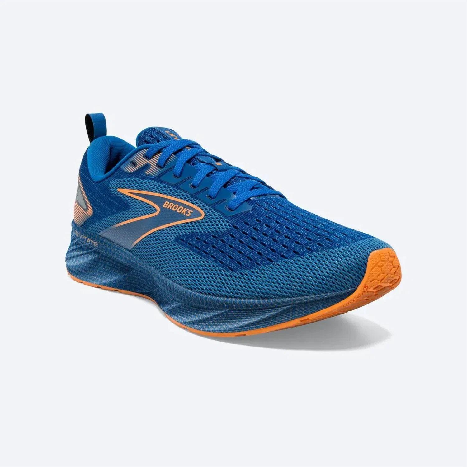 BROOKS Мужские беговые кроссовки Levitate 6 в классическом сине-оранжевом цвете