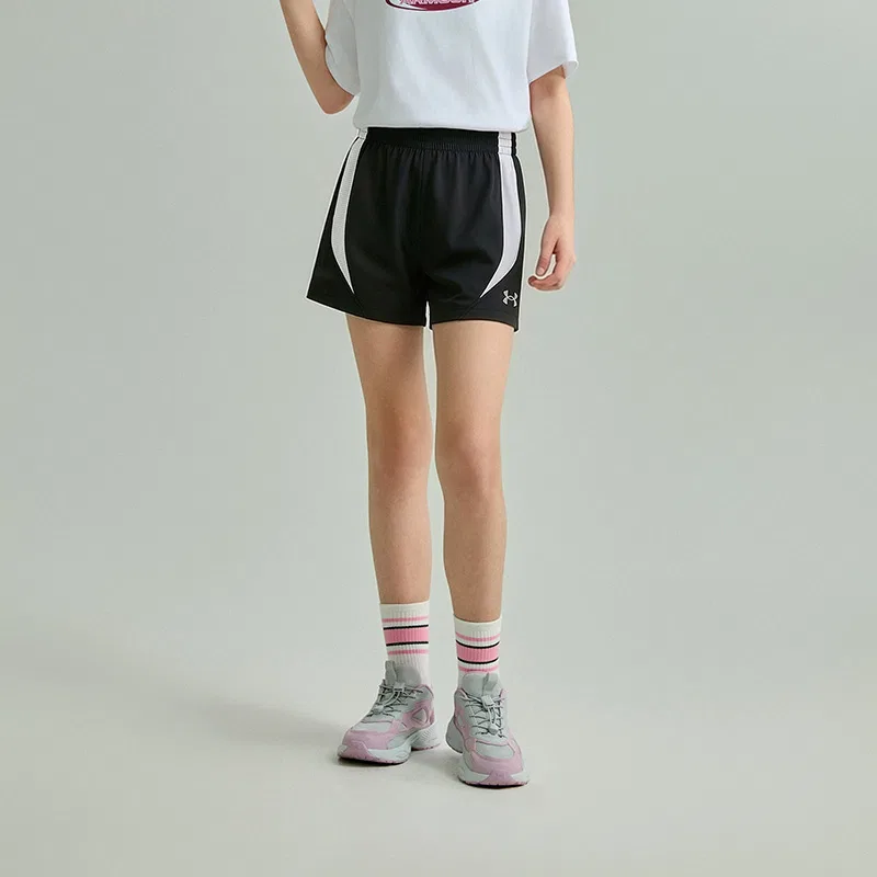 Тренировочные шорты Comprehensive для подростков Under Armour, Black — фото 4