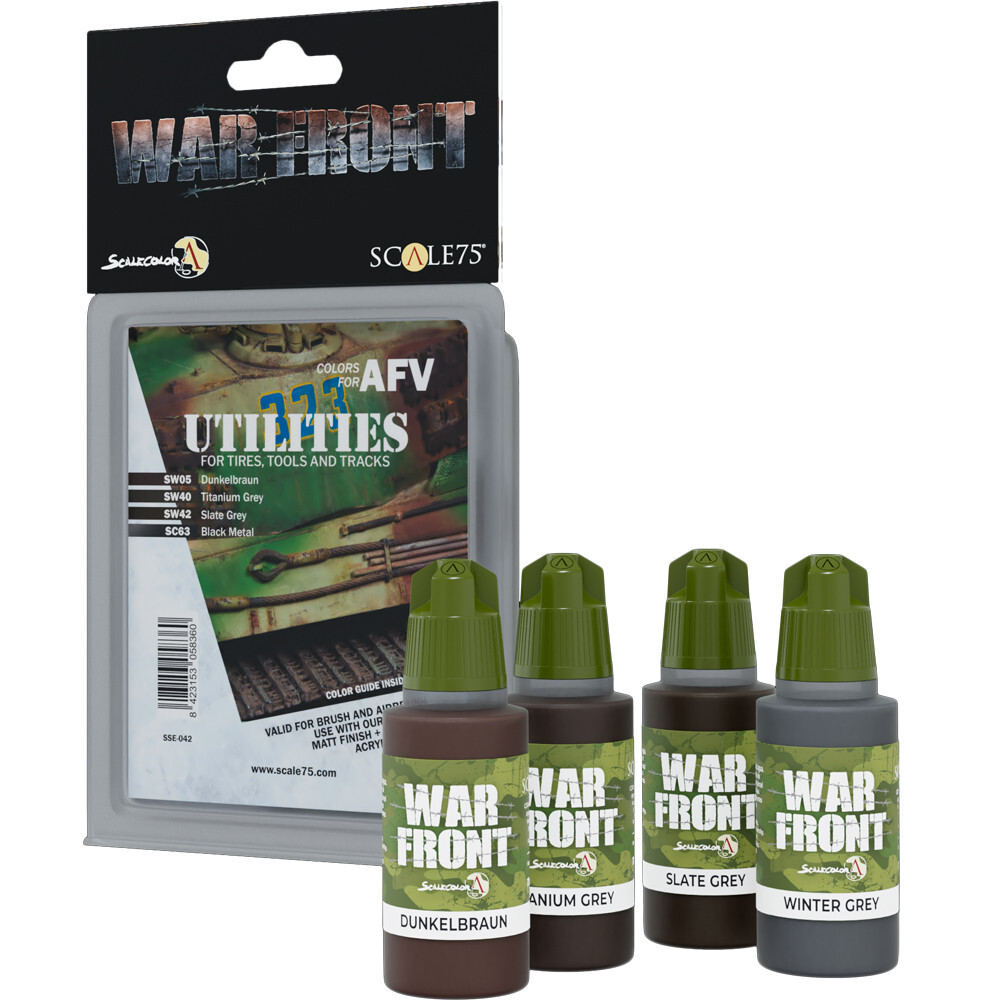 

Аксессуары Scale 75 USA War Front Paint Set: Colors For AFV - Utilities