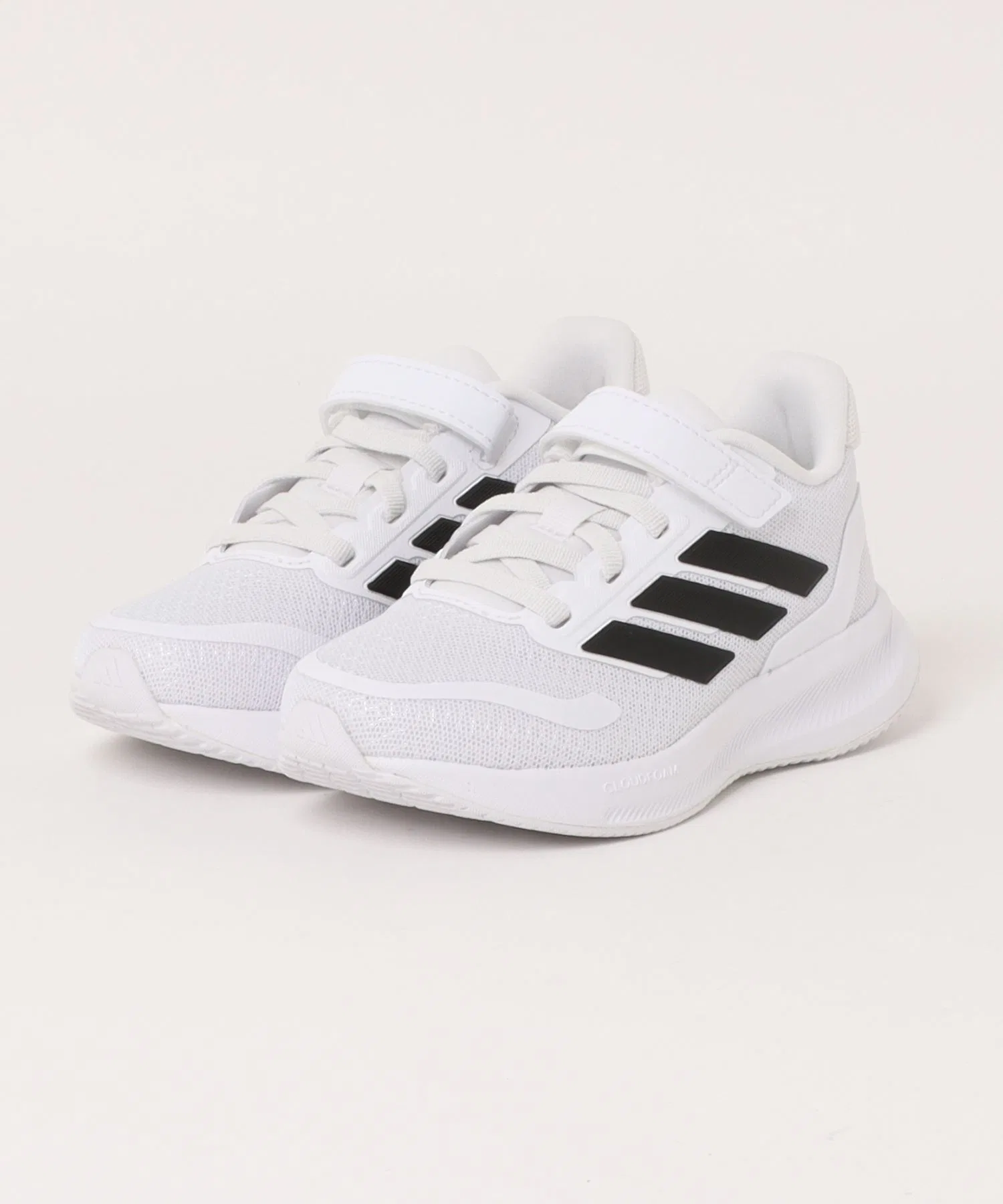 Детские кроссовки adidas CORE FAITO 5.0 EL C чёрные с белым