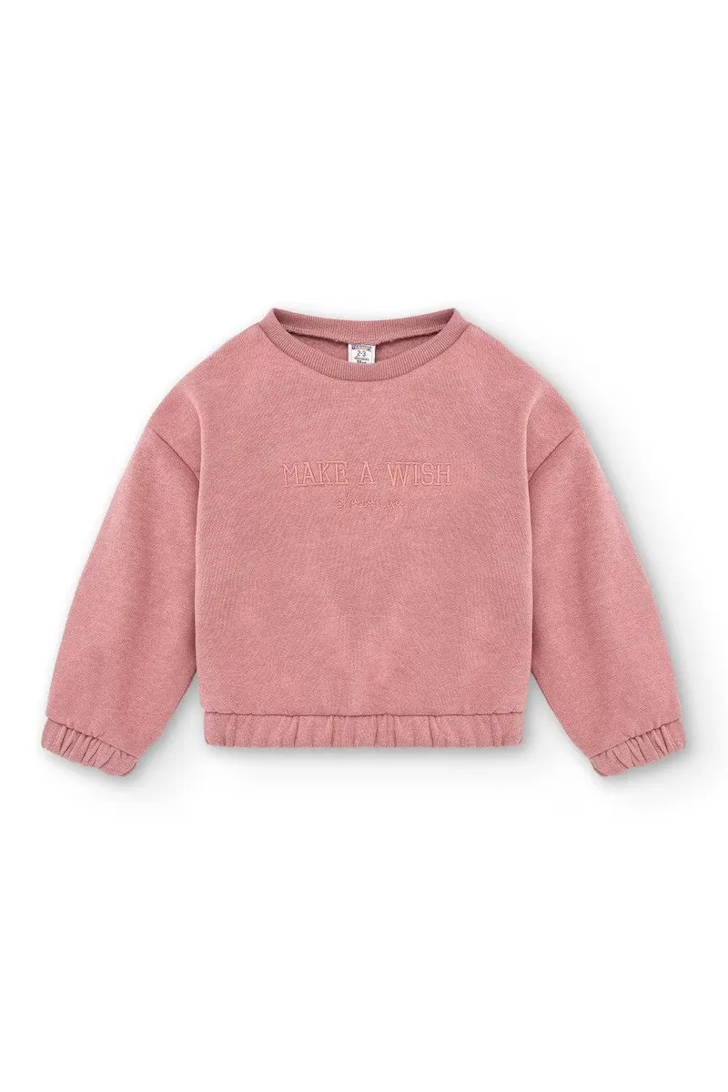 

Девичий свитшот с круглым вырезом и рисунком спереди Charanga, цвет Rosa