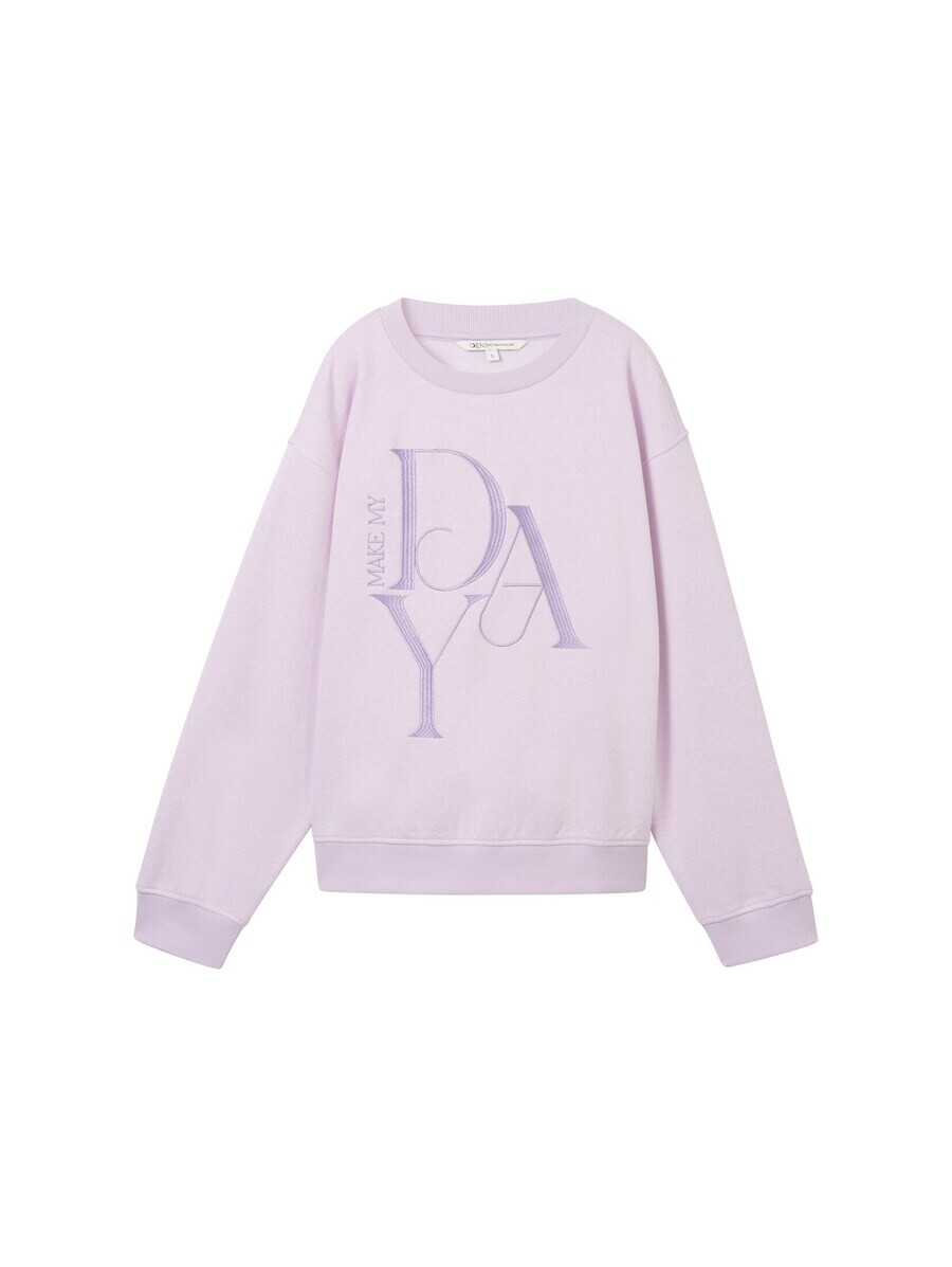 

Свитер TOM TAILOR DENIM Sweatshirt, цвет lilac/light purple
