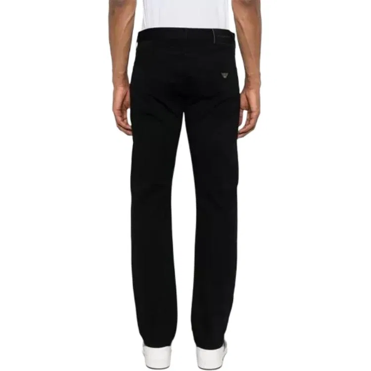 Джинсы slim fit с логотипом EMPORIO ARMANI, Denim Blue — фото 3