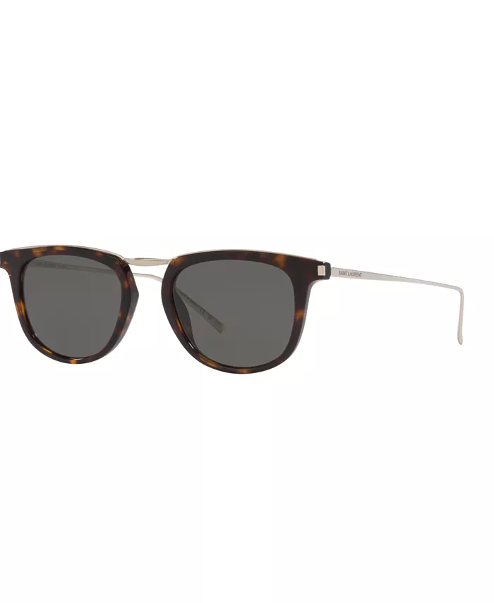 

Унисекс маленькие солнцезащитные очки, SL 753 YS000620 Saint Laurent, коричневый