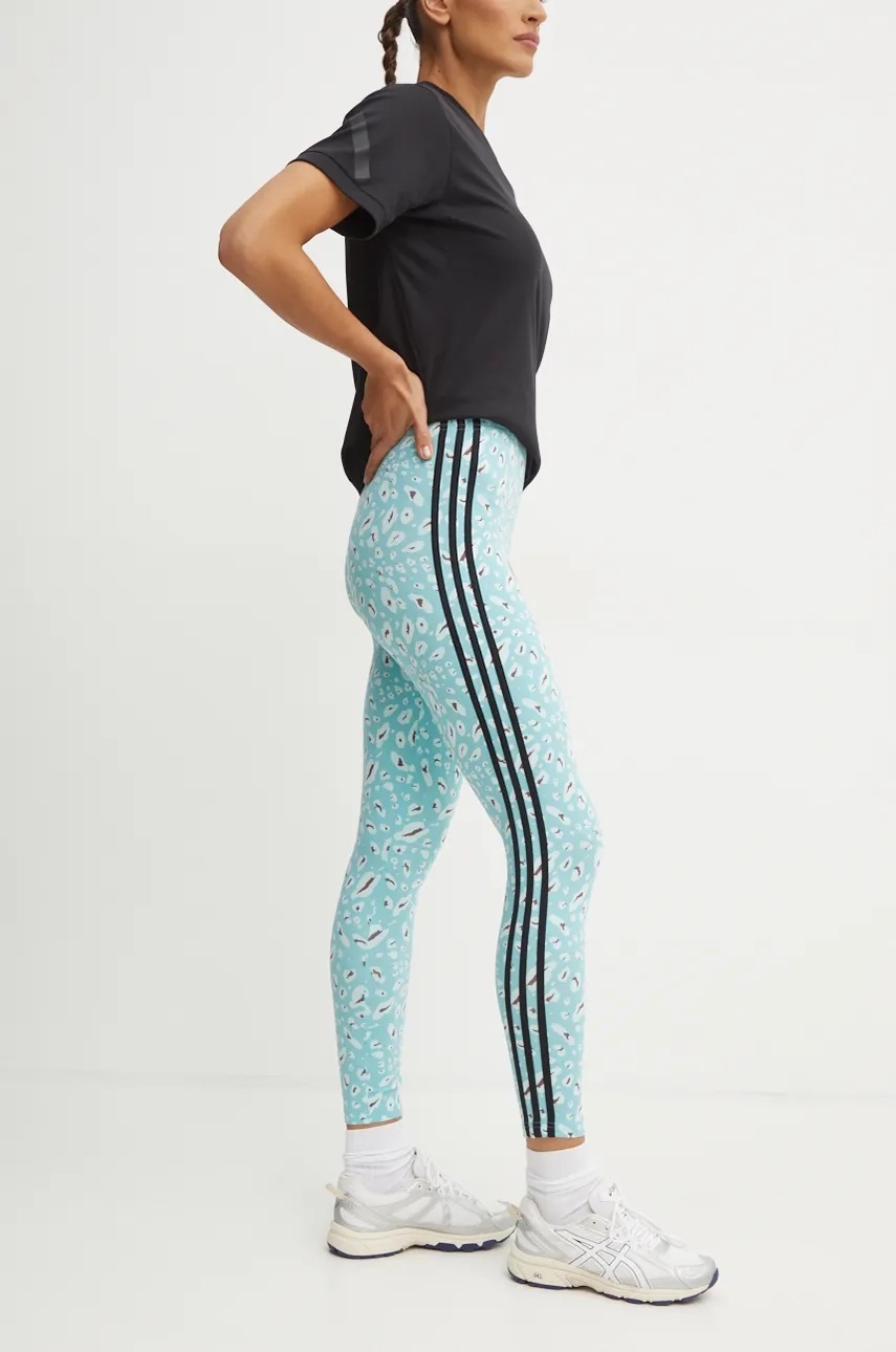 

Леггинсы с животными adidas, бирюзовый