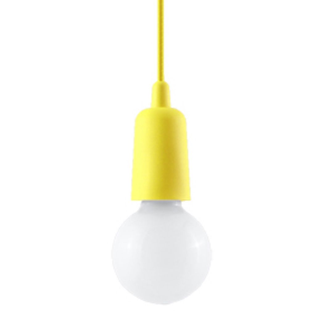 

DIEGO 1 подвесной светло-желтый 1xE27 60Вт ПВХ 90x9x9см Sollux Lighting