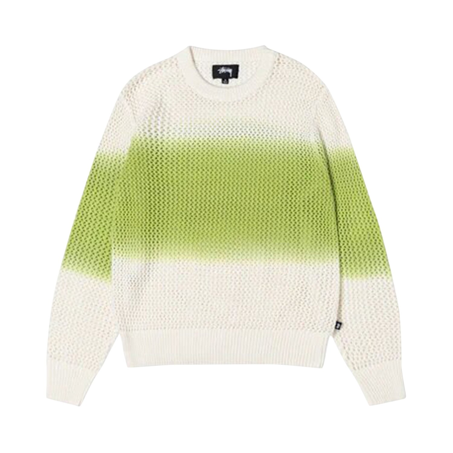 

Свободный свитер Stussy, окрашенный в пигмент, цвет Ярко-зеленый