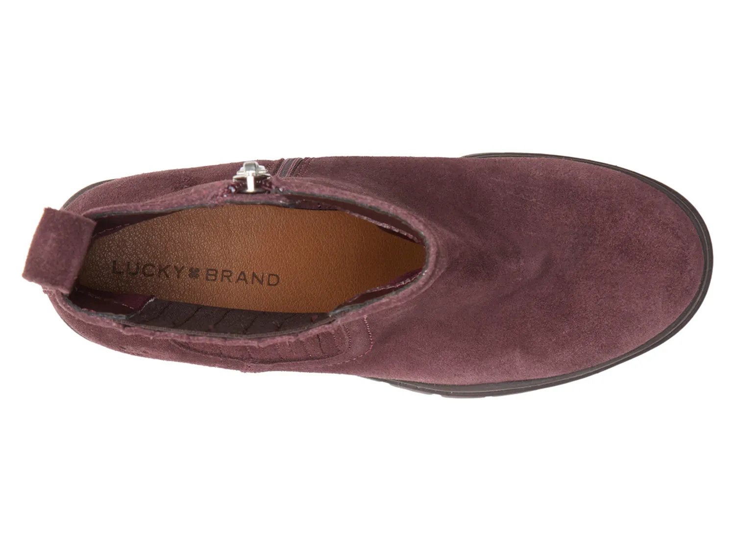 Ботинки Lucky Brand Sondruh Chelsea Boot, бургундия — фото 4