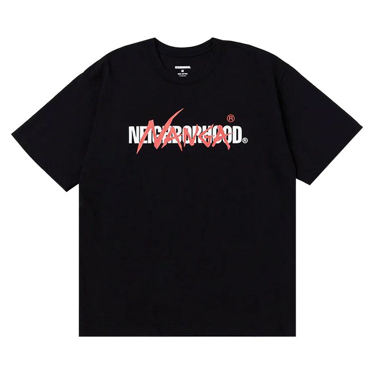 

Футболка Neighborhood x Nanga Tee 'Black', черный