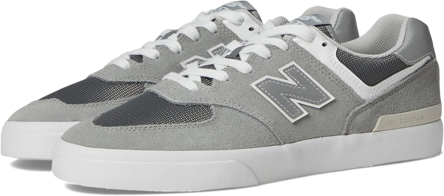 

Кроссовки для скейтбординга New Balance Unisex-Adult 574 Vulc, Grey