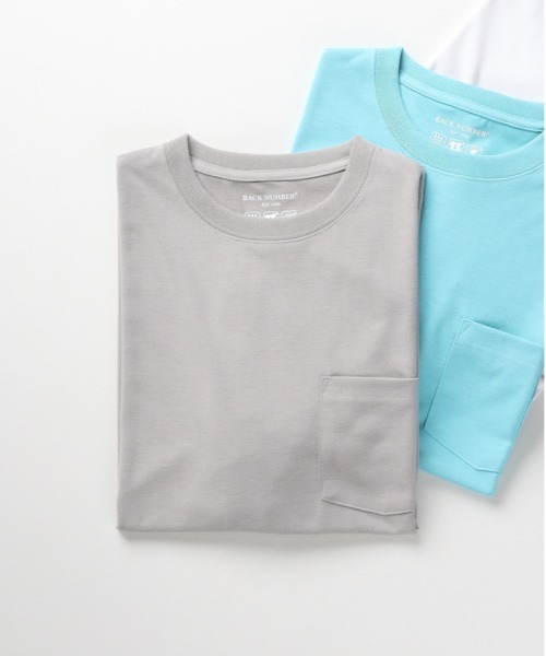 

Футболка с коротким рукавом, с карманом, быстросохнущая, с защитой от УФ-излучения и пятен от пота BACK NUMBER, серый