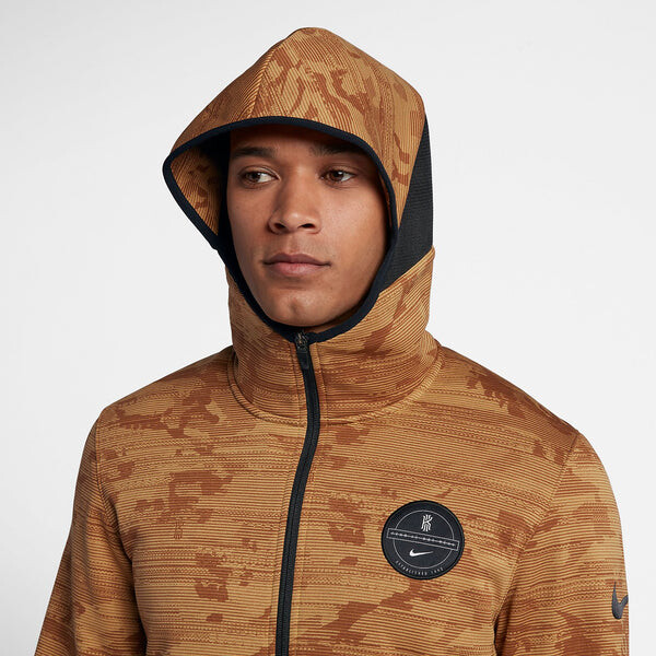 Куртка Nike Dry Showtime Kyrie Zip Hoody Jacket 'Brown', коричневый — фото 2