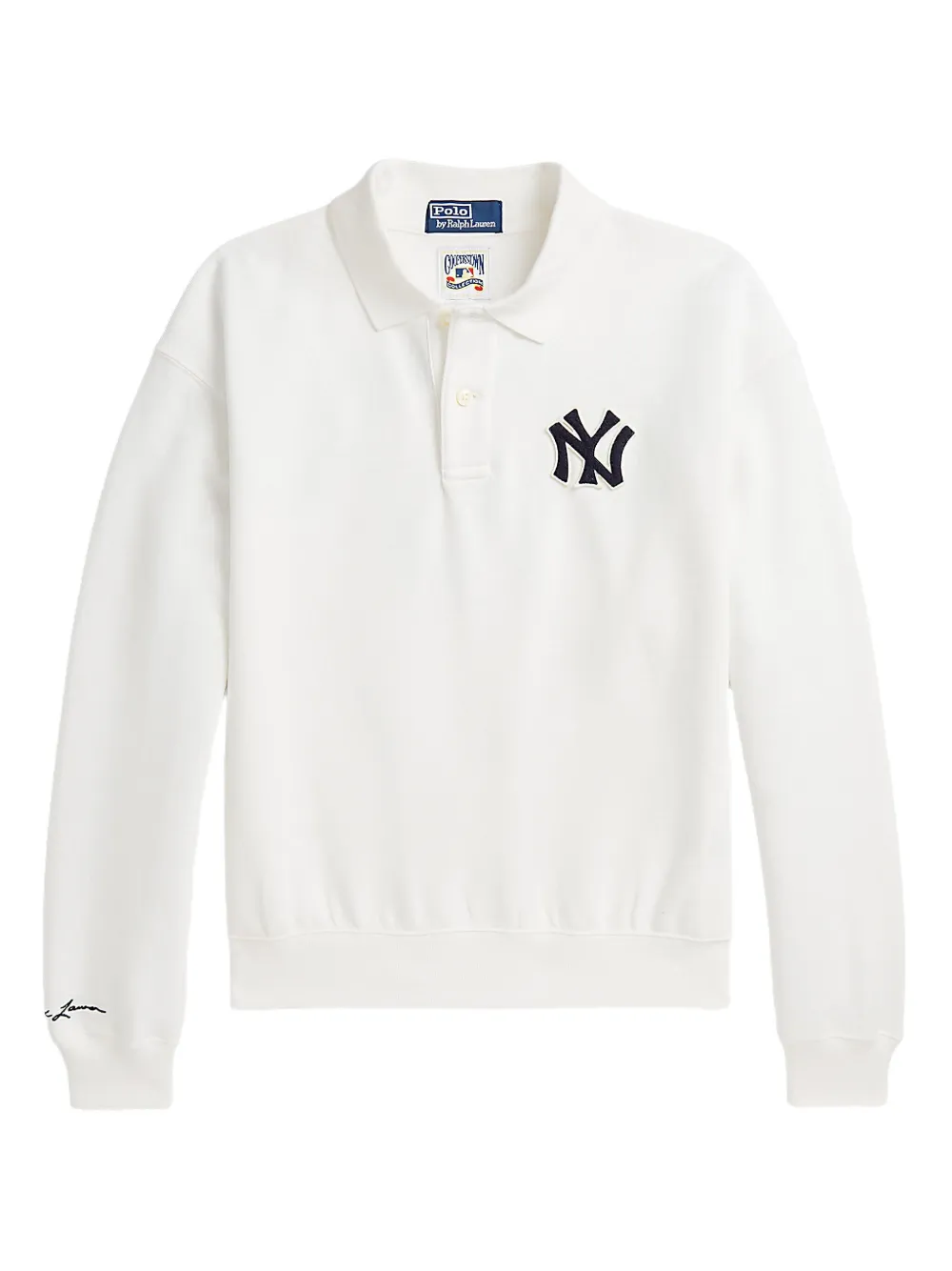 

Толстовка с логотипом из коллаборации с New York Yankees POLO RALPH LAUREN, белый