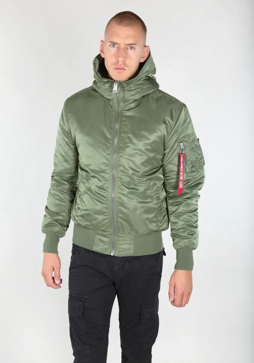 

Куртка-бомбер Alpha Industries " Alpha Industries Мужчины - Куртки-бомберы MA-1 Hooded", зеленый