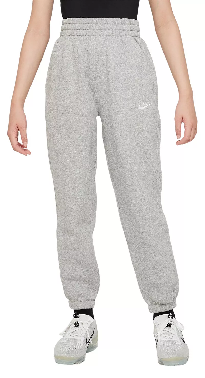 

Большие флисовые джоггеры Nike для девочек Sportswear Club, цвет Dk Grey Heather