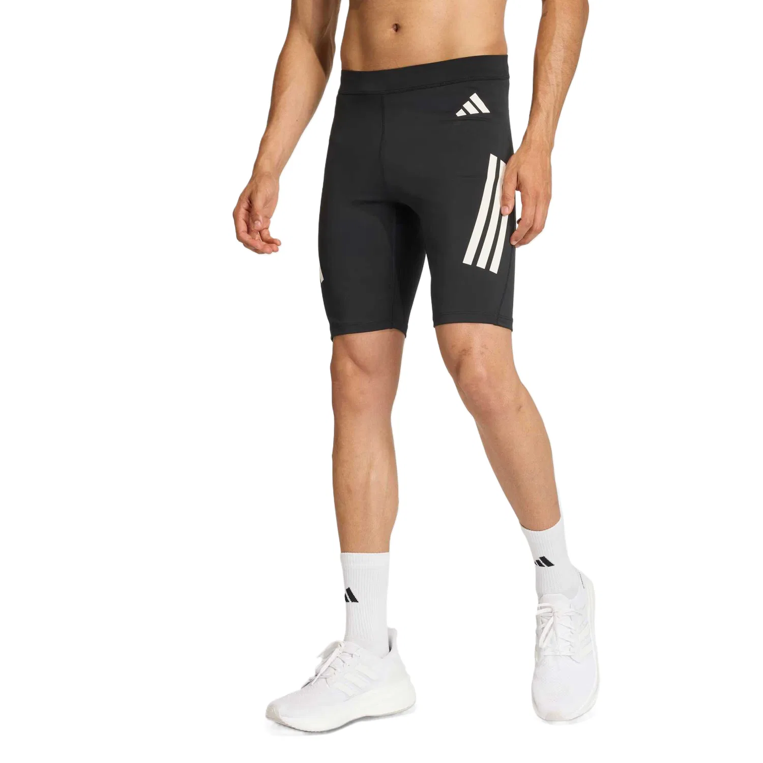 Шорты для бега мужские Black Moderate Adidas — фото 3
