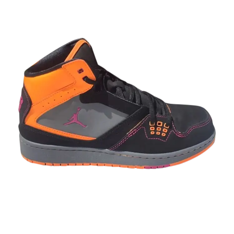 

Кроссовки Air Jordan Jordan 1 Flight GS 'Black Orange', черный