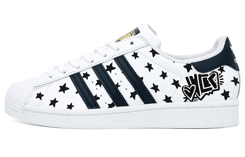 

Кроссовки adidas originals Superstar Series Skateboarding Shoes Unisex Low-top Black, черный
