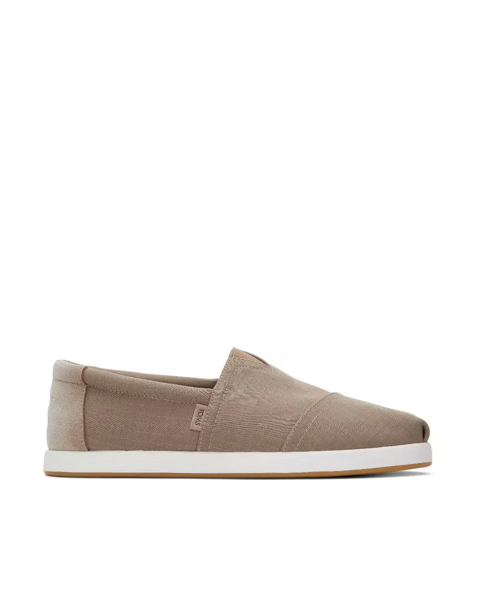 

Мужские парусиновые эспадрильи на замшевом каблуке Toms, коричневый