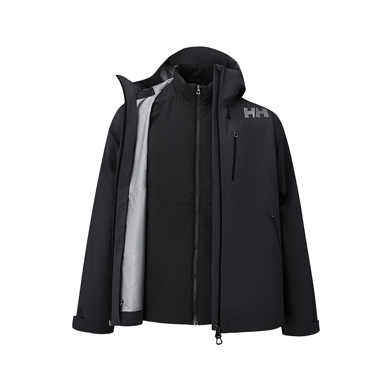 

HELLY HANSEN Пуховик мужской, Black