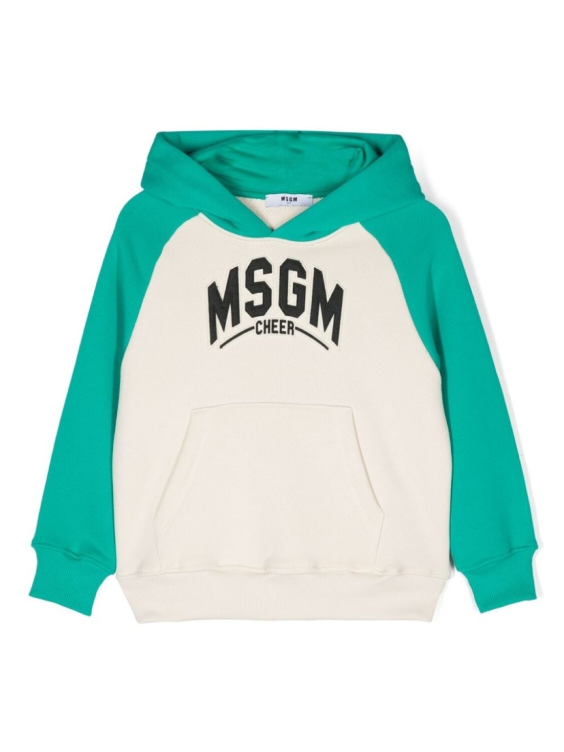 

MSGM Kids худи с нашивкой-логотипом, нейтральный цвет