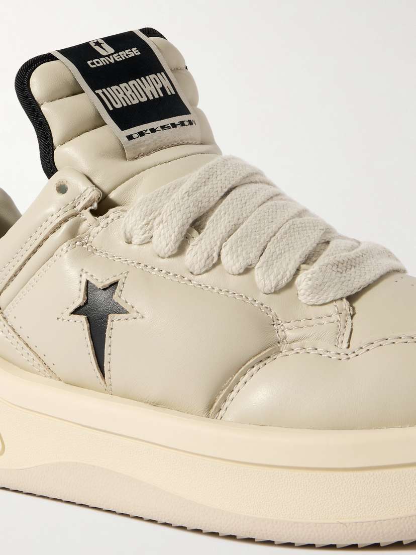 Кроссовки Converse Inflated TurboWPN из кожи Rick Owens, серый — фото 4