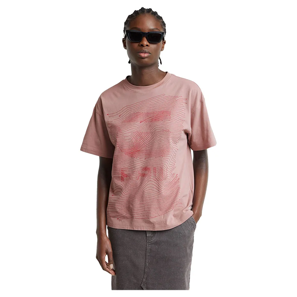 

Толстовка G-Star Faux Embro Loose R T, розовый
