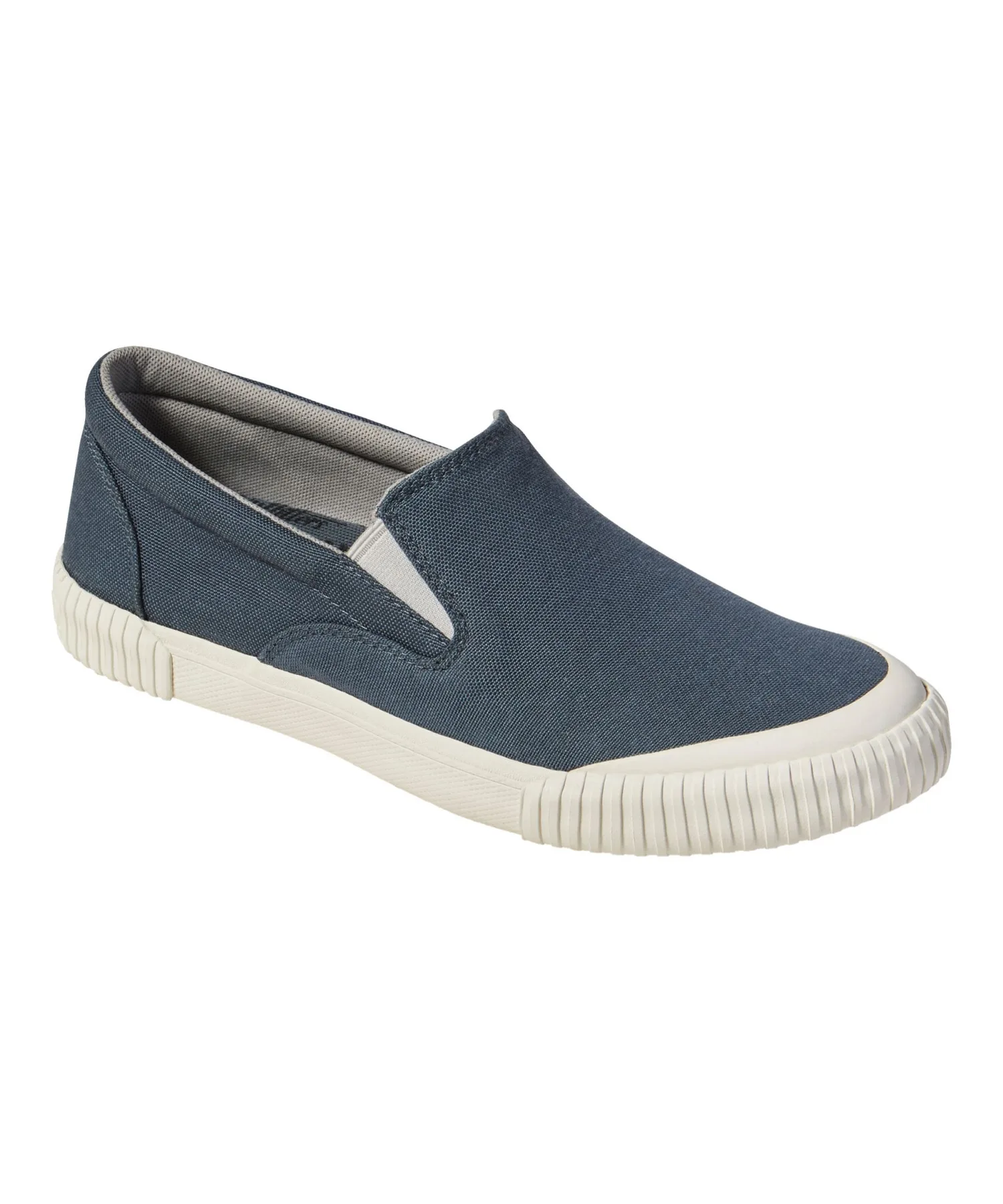 Мужские слипоны с подошвой VertiGrip из экологичных материалов L.L.Bean Eco Woods Canvas Slip-On синие — фото 2