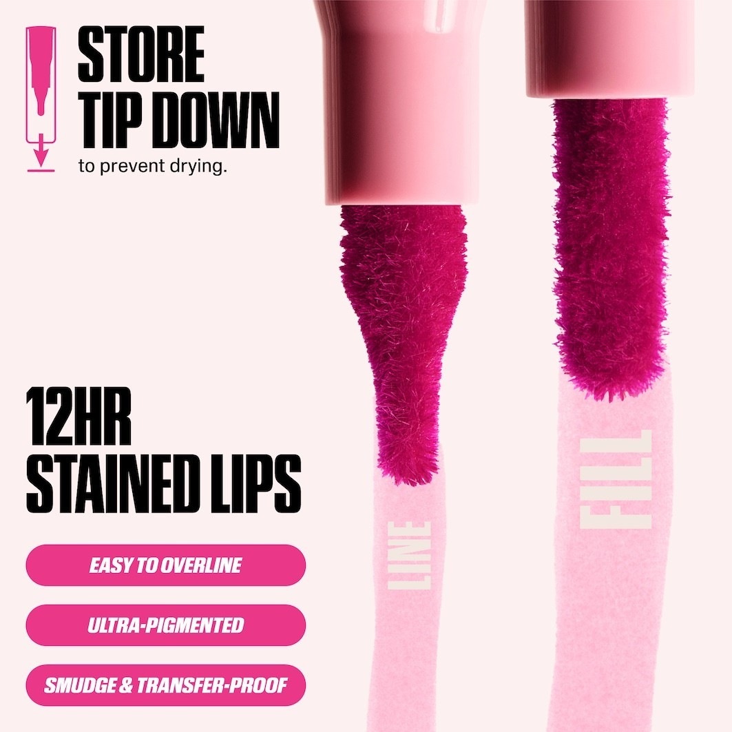 Карандаш-тинт для губ Huda Beauty Lip Contour Stain, оттенок Baby Pink — фото 4