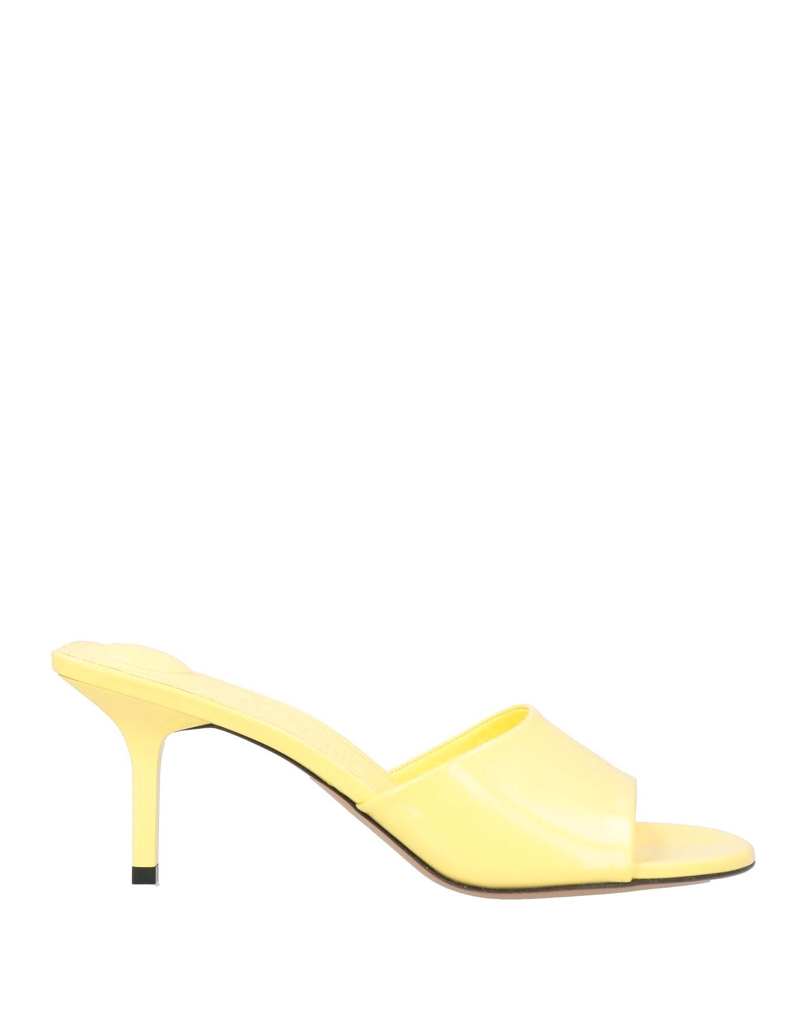 Сандалии Jacquemus, пастельно-желтый