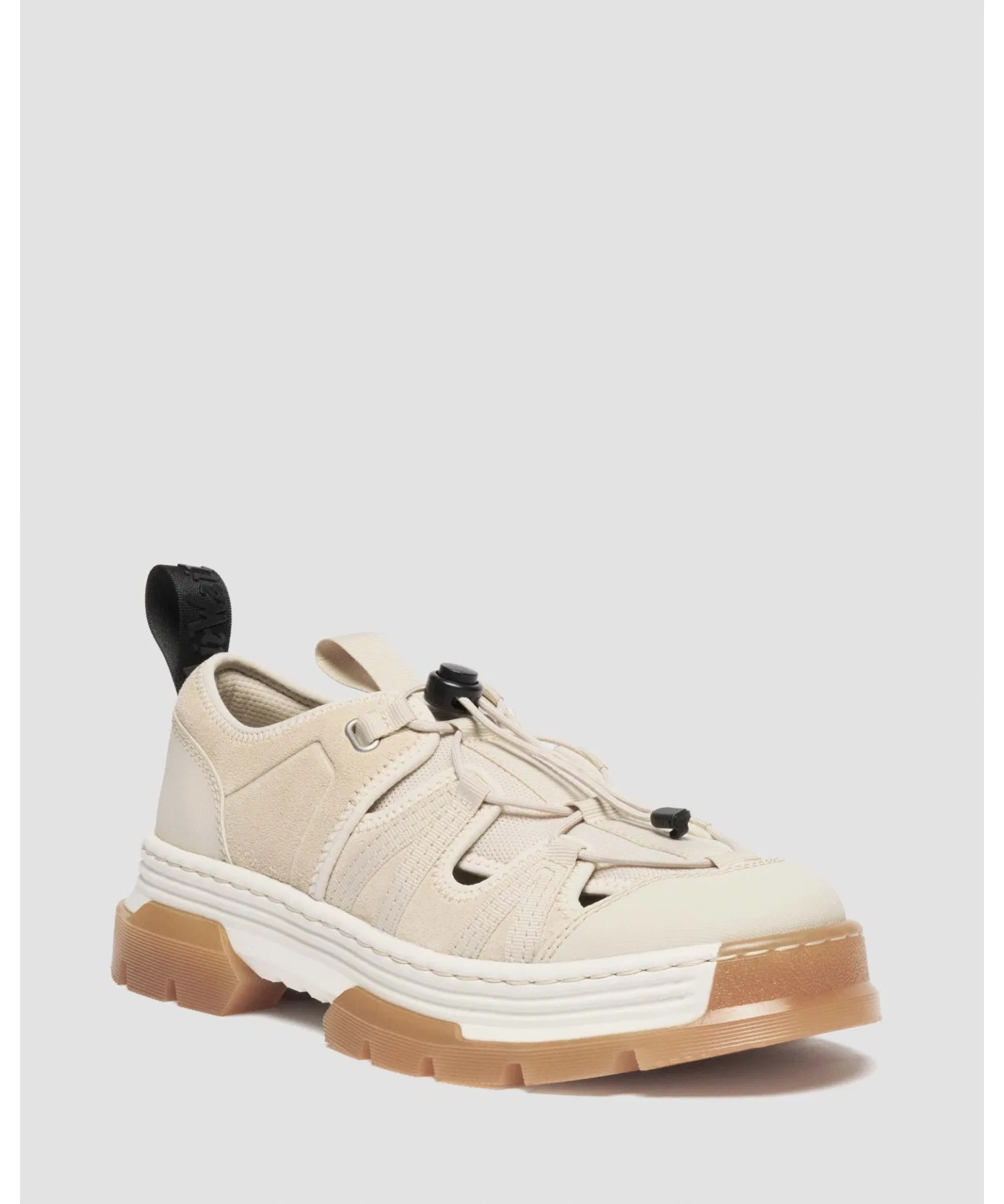 Мужские полуботинки Dr. Martens WAYFINDER из кожи бежевого цвета