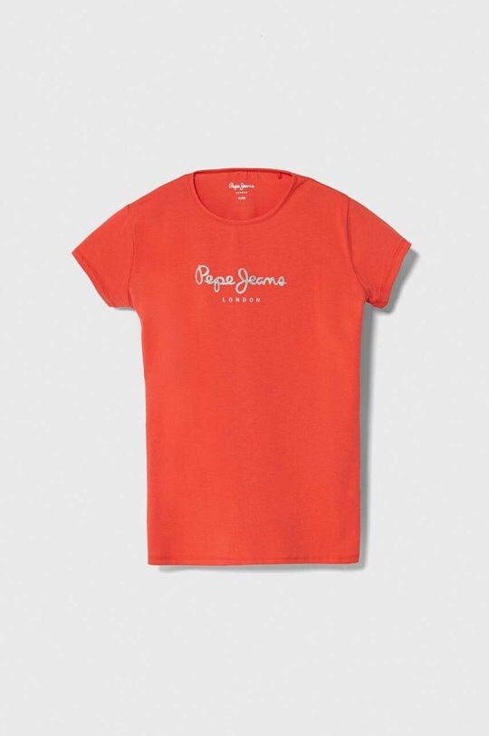 

Детская футболка HANA GLITTER Pepe Jeans, красный