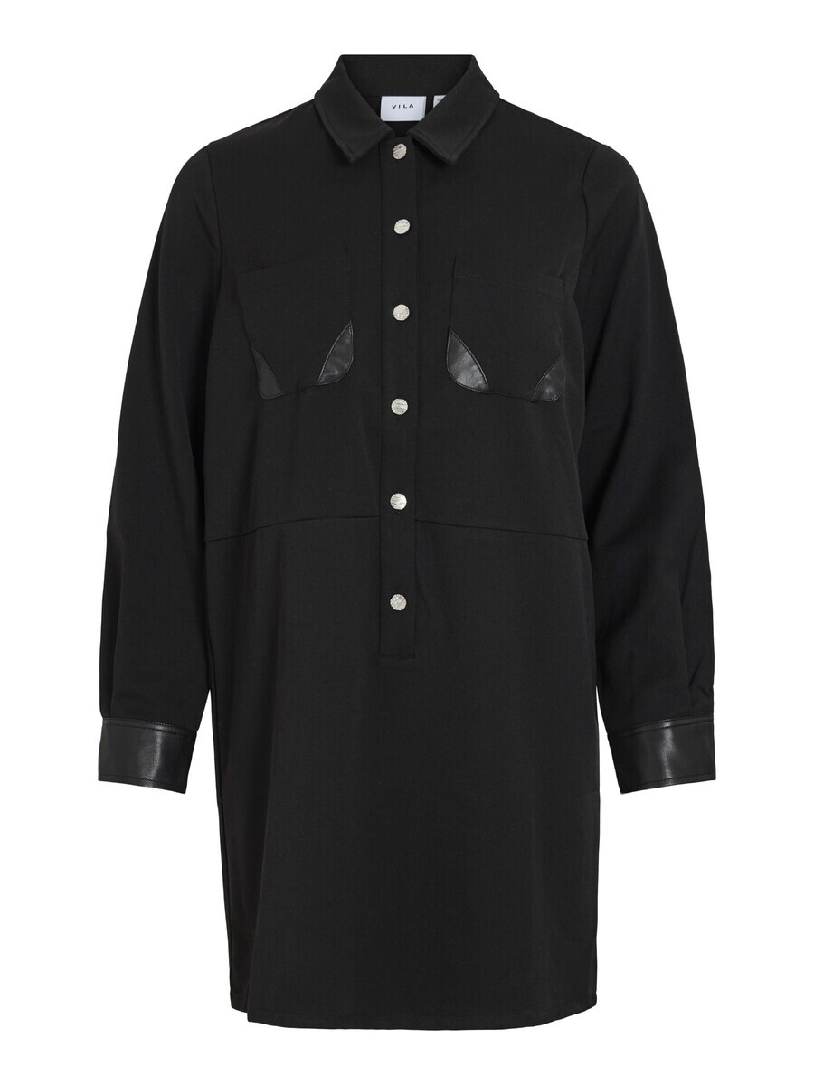 

Платье рубашка VILA Shirt Dress, черный
