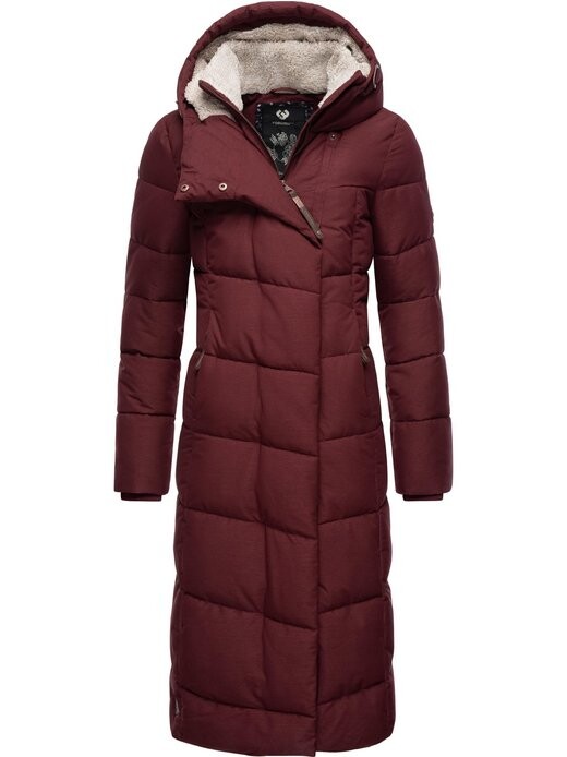 

Павла длинное зимнее пальто Ragwear, бордовый