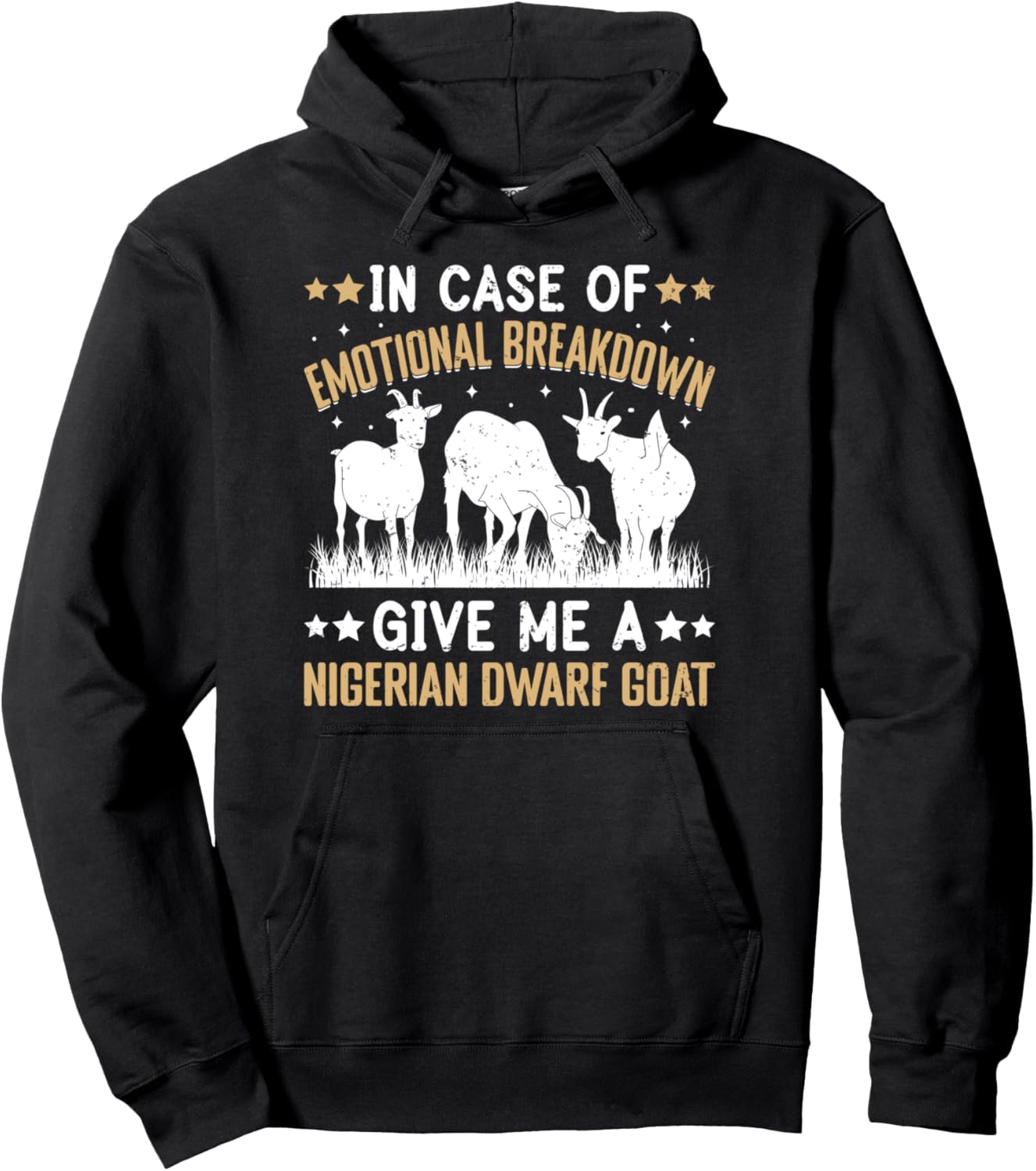 

Плюшевая толстовка с изображением нигерийского карликового козла, фермера Nigerian Dwarf Goat Clothing And Accessories, черный